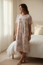 Serene Bloom Night Dress - Image 4