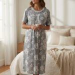 Serene Bloom Night Dress