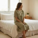 Serene Bloom Cotton Night Dress