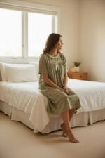 Serene Bloom Cotton Night Dress