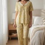 BloomEase Floral 3-Piece Pajama Set