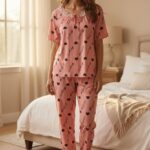 Blush Whisper 3-Piece Floral Pajama Set