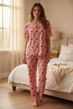 Blush Whisper 3-Piece Floral Pajama Set