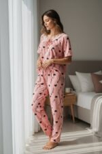 Blush Whisper 3-Piece Floral Pajama Set - Image 3
