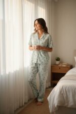 Soft Bloom Floral Pajama Set – 2PCS Lounge Collection - Image 3