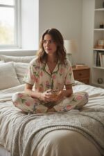 Luxury Women’s 3-Piece Pajama Set – Soft Floral Loungewear - Image 3