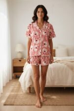 3-Piece Women’s Pajama Set – Playful Stripes & Print Edition - Image 3