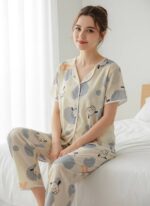 Teddy Dream 3-Piece Women’s Pajama Set – Soft Sleepwear - Image 3