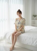 Teddy Dream 3-Piece Women’s Pajama Set – Soft Sleepwear - Image 4