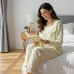 Mini Icon Print 2-Piece Women’s Pajama Set – Long Sleeve Top & Pants - Image 4