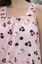 Women’s Night Dress with Hello Kitty Pattern – Soft Cotton Sleepwear - Image 2