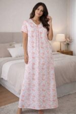 Soft Bloom Maxi Nightgown - Image 3