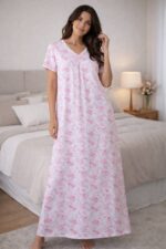 Soft Bloom Maxi Nightgown - Image 4