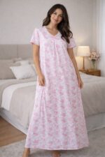 Soft Bloom Maxi Nightgown - Image 2
