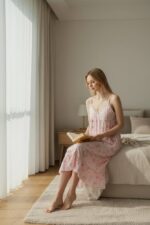 Hello Kitty Print Sleeveless Nightdress – Soft Cotton Lounge Dress - Image 2