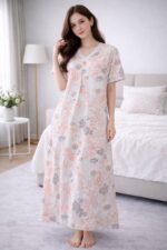 Blush Rose Elegance Nightgown - Image 2