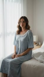Floral Lace Night Dress – Soft Comfort Collection - Image 4