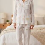 Sweet Heart Cotton Pajama Set – Women's Soft Button Sleepwear
