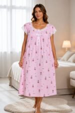 Floral Lace Comfort Nightdress - Image 3