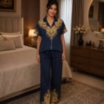 Royal Paisley Pajama Set