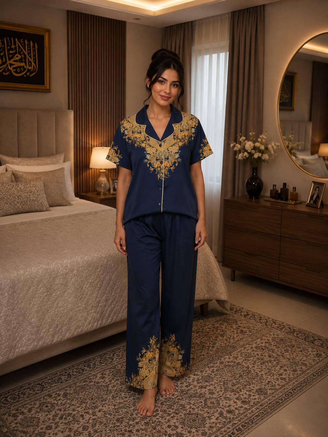photo_2026-08-06_19-50-44 Royal Paisley Pajama Set - Image 1