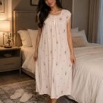 Bunny Dot Lace Nightdress