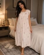 Bunny Dot Lace Nightdress
