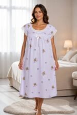 Teddy Heart Lace Nightdress